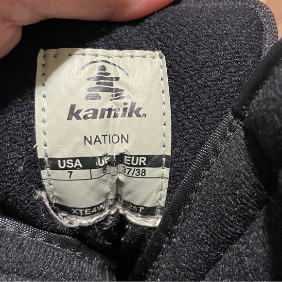 Kamik Waterproof Thinsulate Wilmot Boots Size 7- Brown/Black - Picture 5 of 6